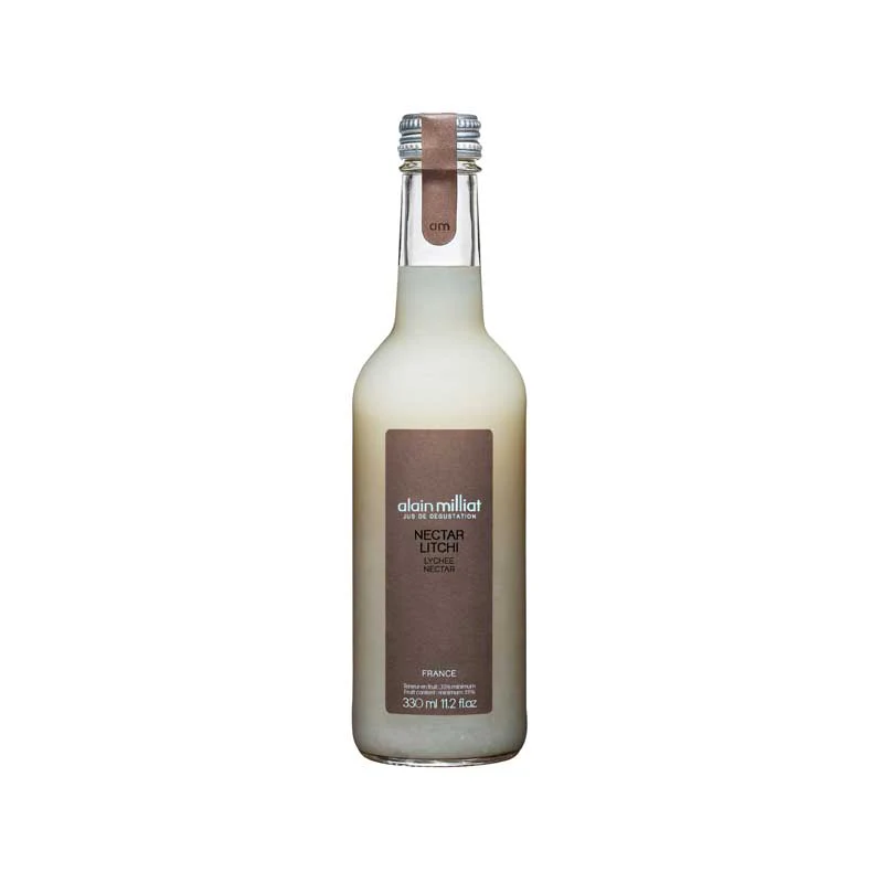 Alain Milliat Lychee Juice Glass Bottle 12x330ml