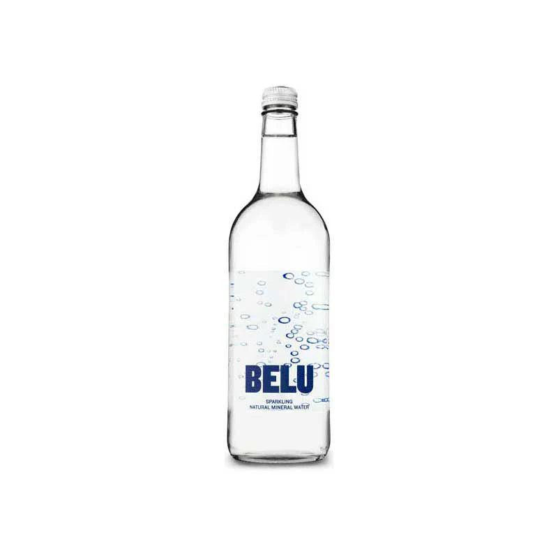 Belu Sparkling Water Glass Bottle 12 x 750ml