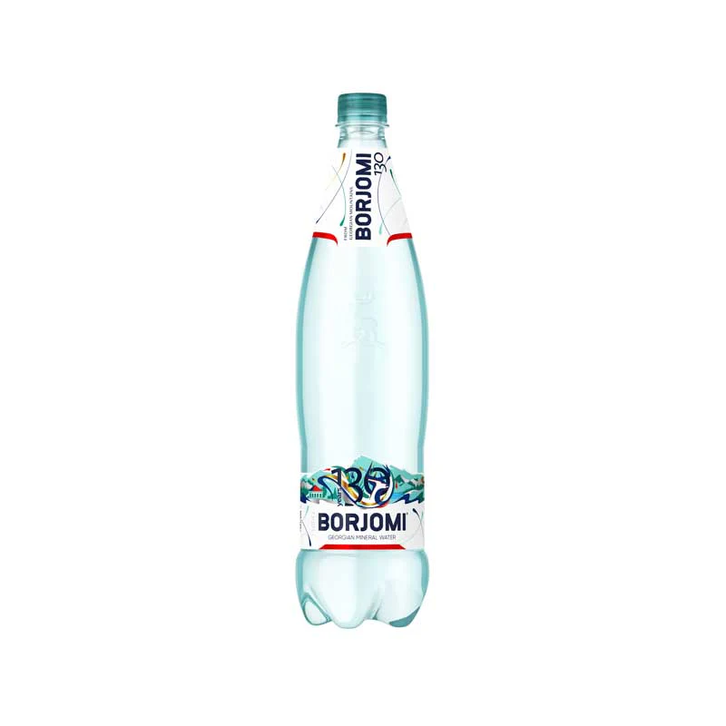Borjomi Naturally Sparkling Water Plastic Bottle 6 x 1L