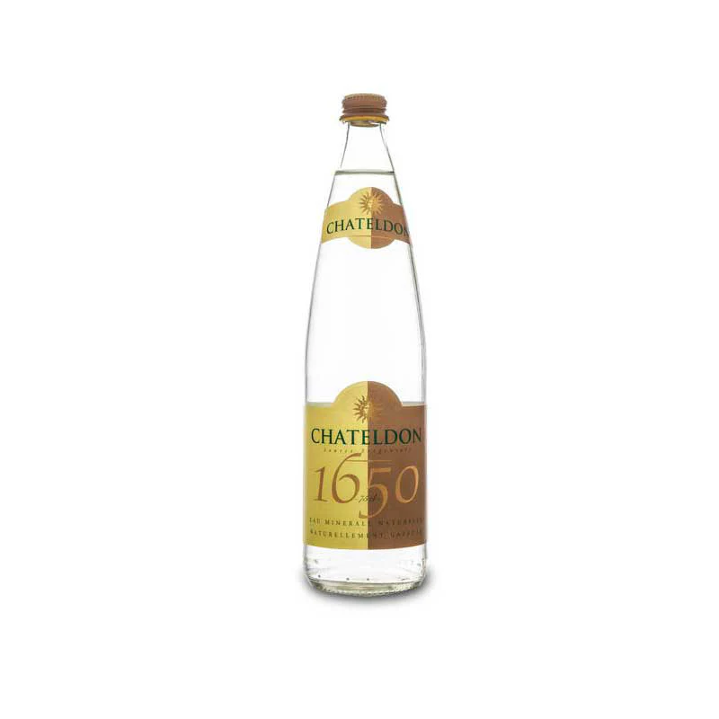 Chateldon Naturally Sparkling Water Glass Bottle 12 x 750ml